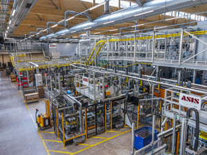 Emaillieranlage bei V-ZUG